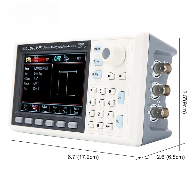 Function Signal Generator UTG9 - đánh giá và giá Dual Channel Arbitrary Waveform Function Generator 60Mhz