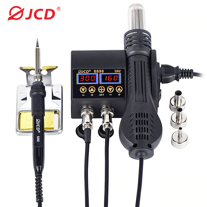 2 Trong 1 750W Không Khí Nóng  - đánh giá và giá Smd Rework Station Hot Air Soldering 2 In 1