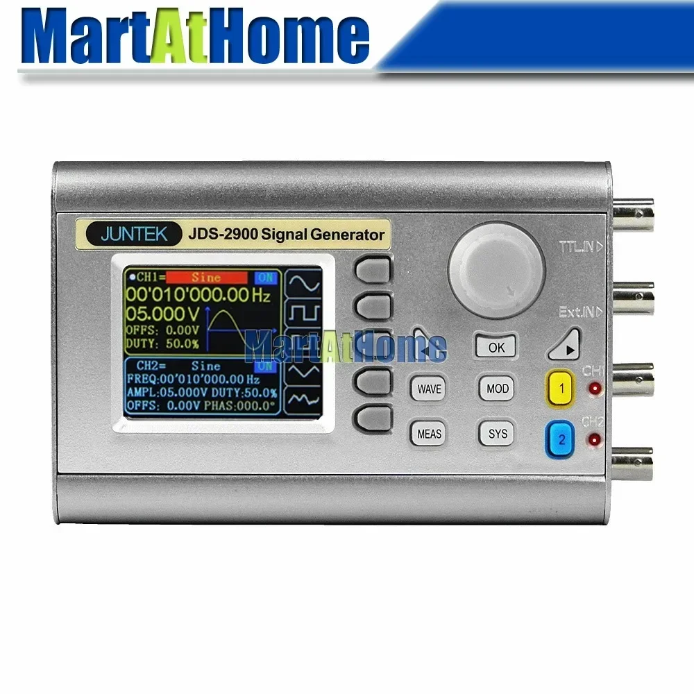 Digital Dual-channel DDS Signa - đánh giá và giá Dual Channel Arbitrary Waveform Function Generator 60Mhz